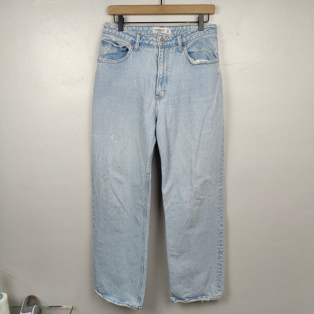 Abercrombie & Fitch The 90s Relaxed Jeans High Rise Jeans 30 10R Y2K 90s Baggy